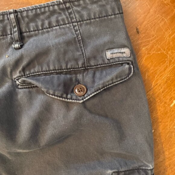 Denver Hayes Blue Grey Cargo Pants - Picture 4 of 8